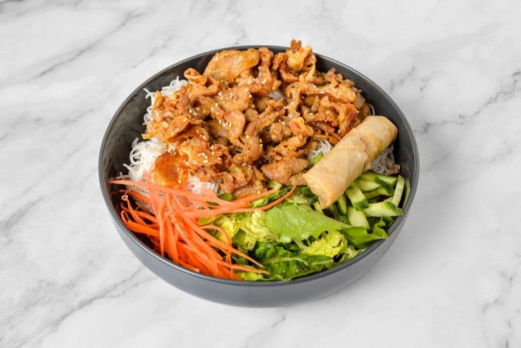 BBQ Pork Noodle Bowl