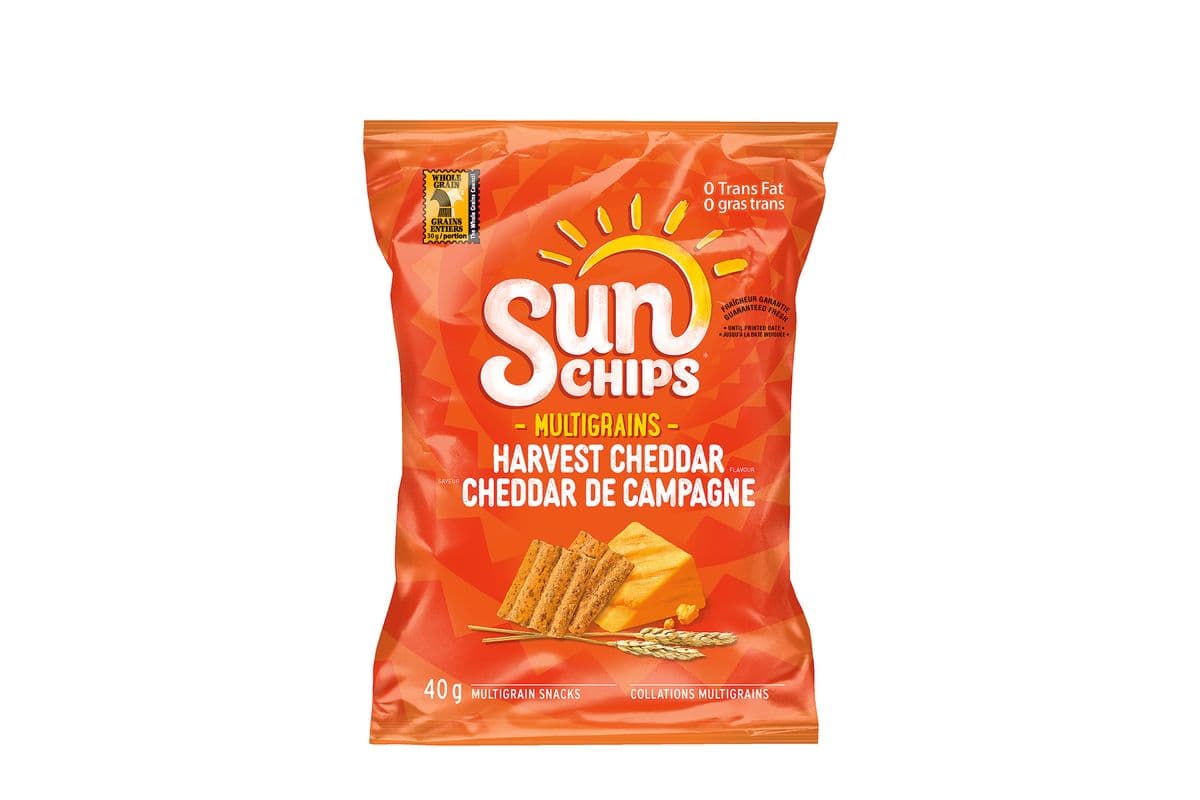 SUNCHIPS® Harvest Cheddar Multigrain Snacks (190 Cals)