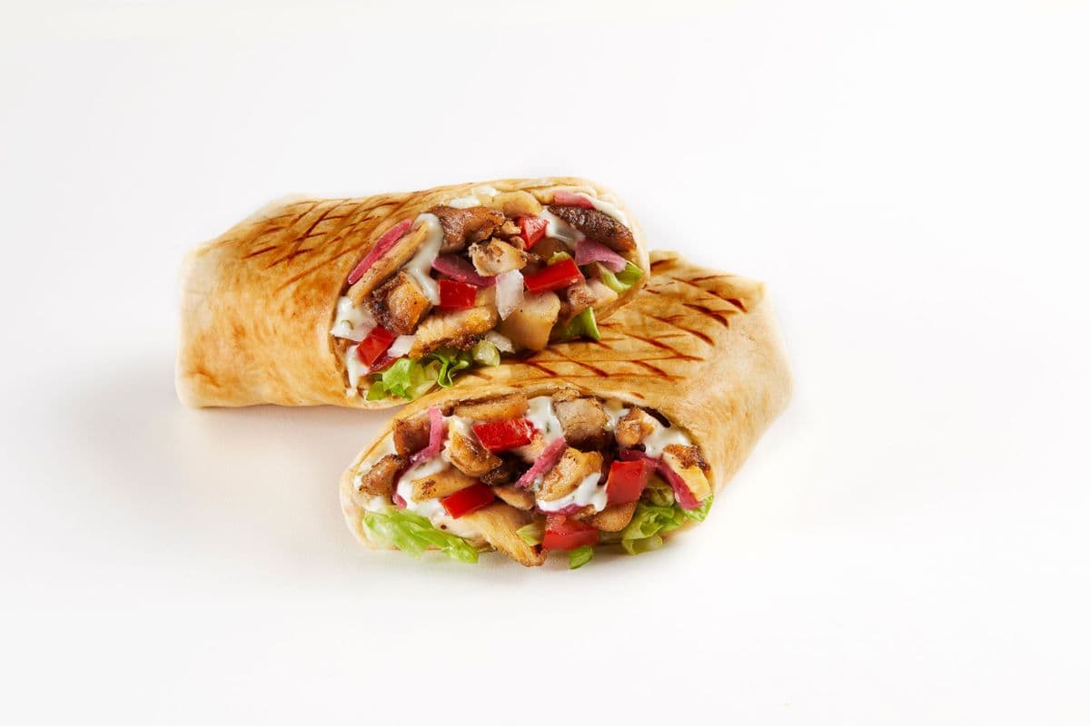 Chicken Shawarma Wrap w/Pop