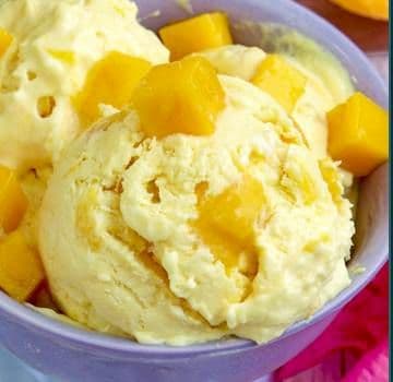 Glace indienne à la mangue / Indian Mango Ice Cream