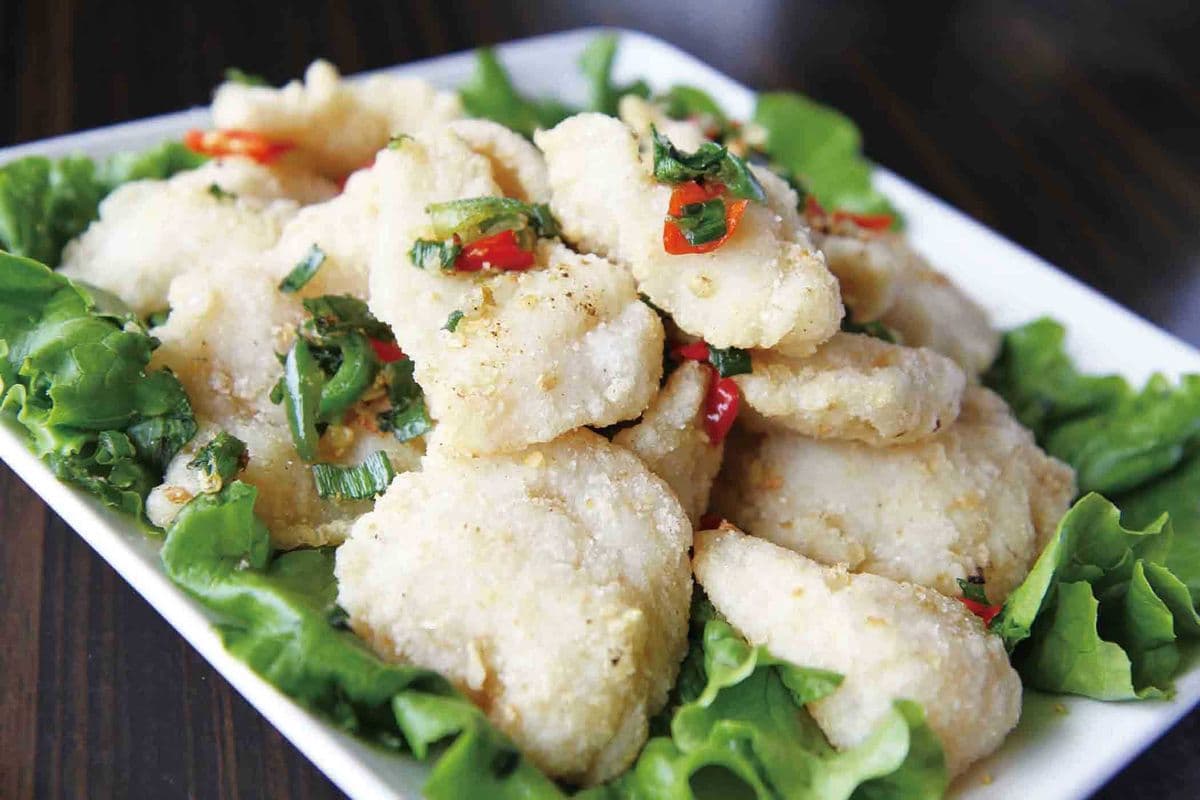 Deep Fried Basa Fillet with Salt and Hot Pepper 椒鹽魚片
