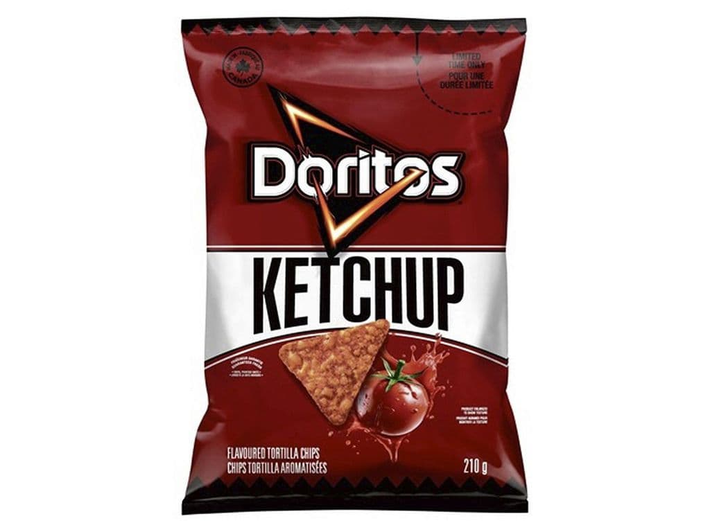 Doritos Ketchup Corn Chips 210g Snack