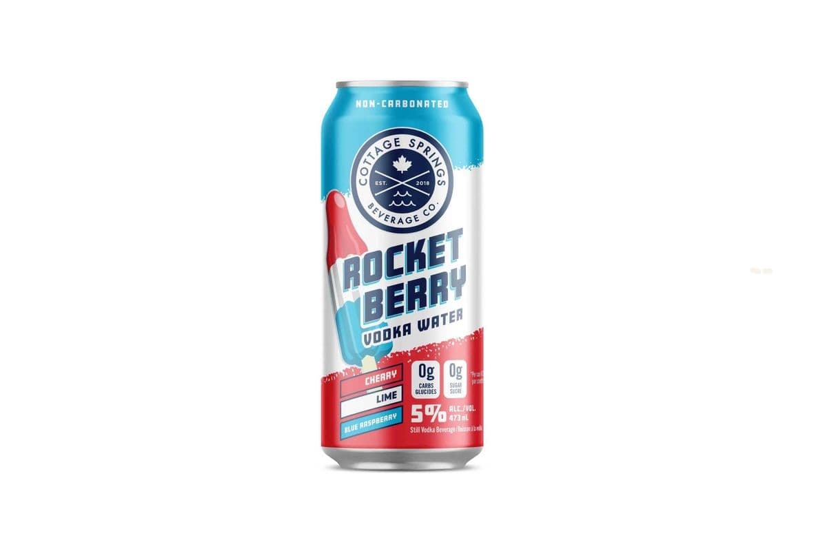 Cottage Springs Rocket Berry Vodka Water (1 x 473ml)