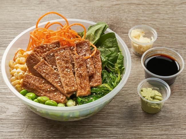 Sweet Tofu Poke Bowl