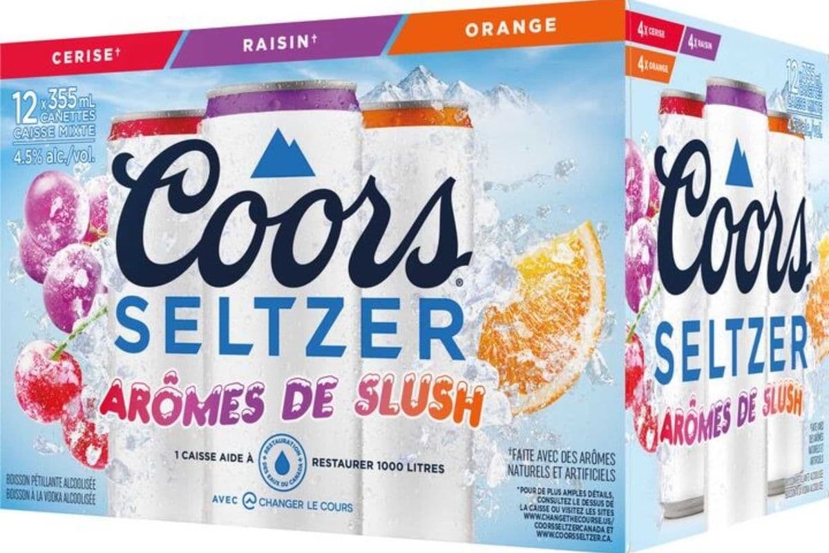 Coors Seltzer Slushie Flavour 12C (1 x 355)