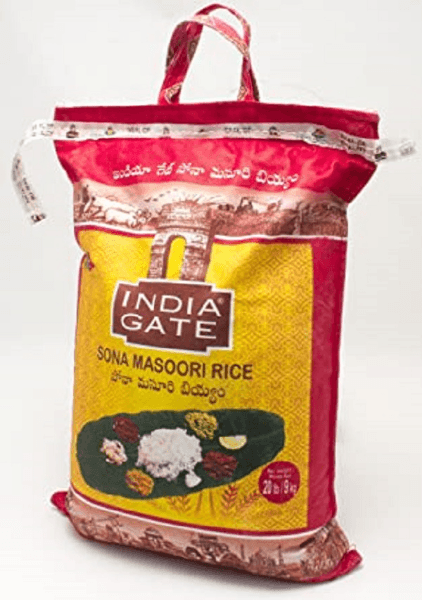 India Gate Sona Masoori (20 lbs)