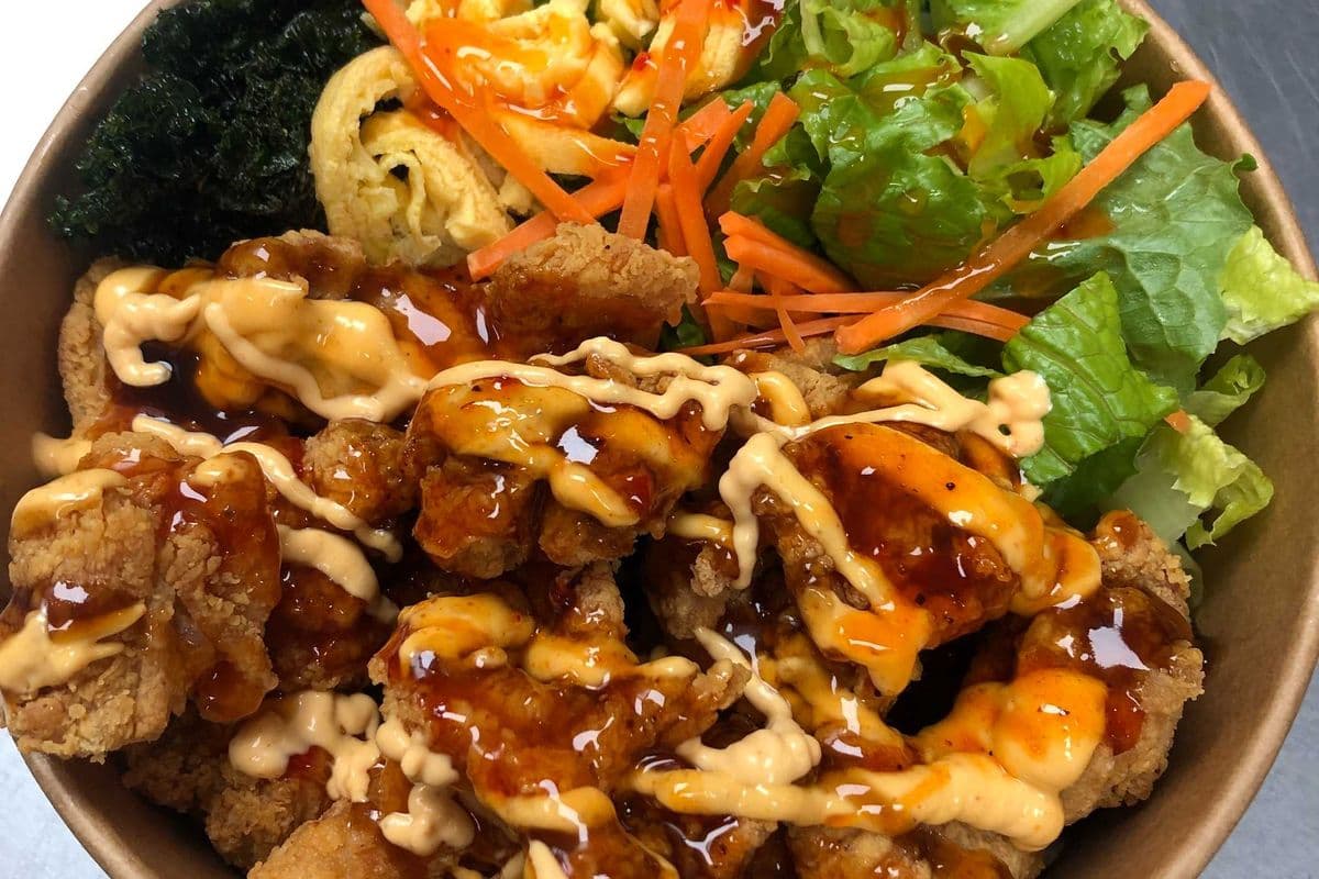 Crispy Chicken Rice Bowl