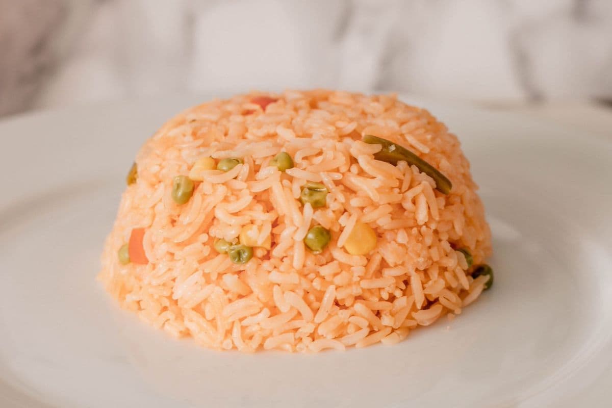 Riz aux Légumes / Rice with Vegetables (Portion pour 2 personnes.)