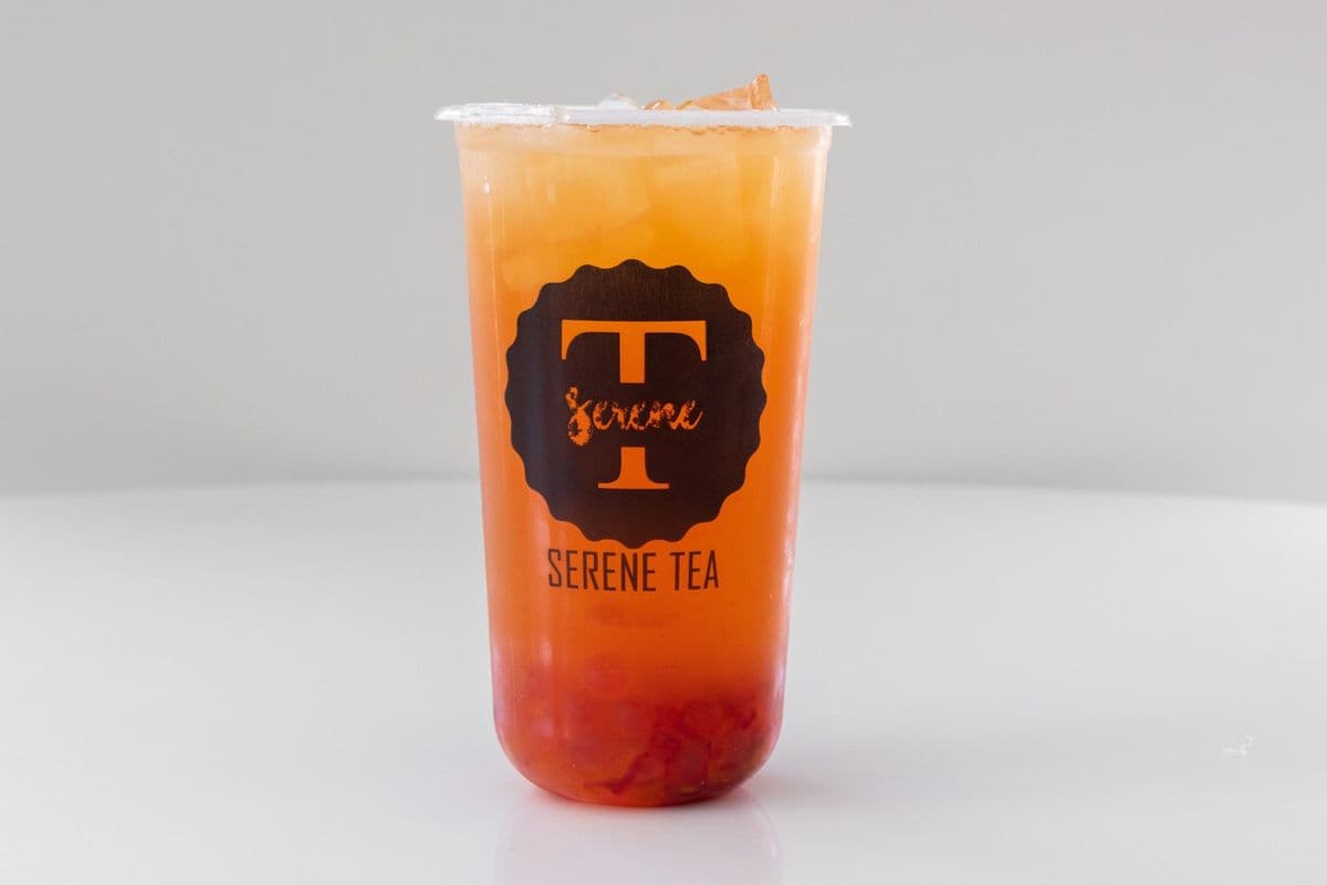 Mango-Strawberry Fruit Tea