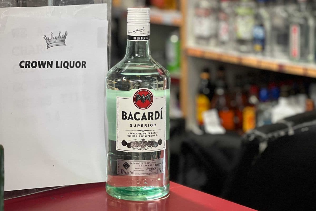 Bacardi White Rum (1.75 L) (1 x 1.75L)
