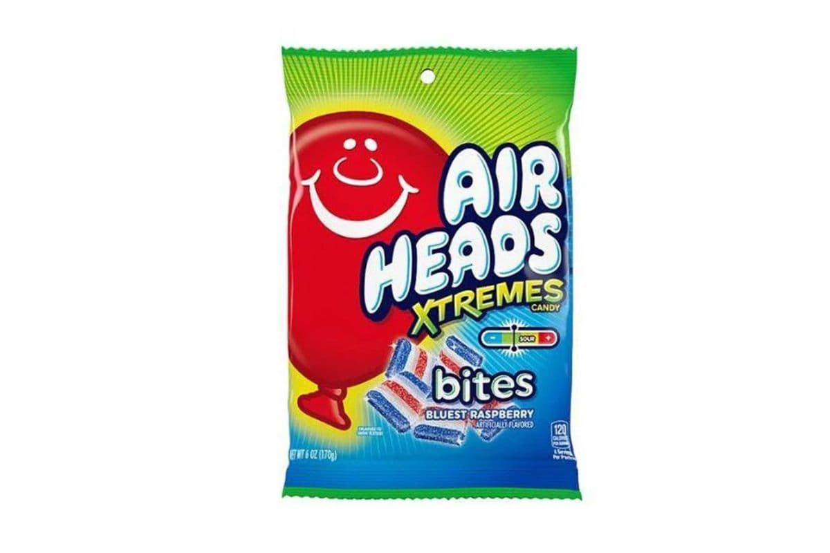 Air Heads Extremes Bites Bluest Raspberry (6 oz)