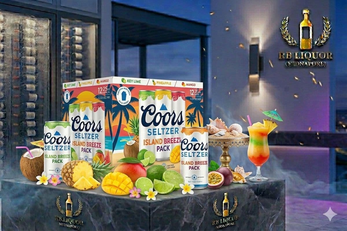 COORS SELTZER ISLAND BREEZE PACK (12 CANS X 355ML) 4.5% ABV (12 x 355 mL)