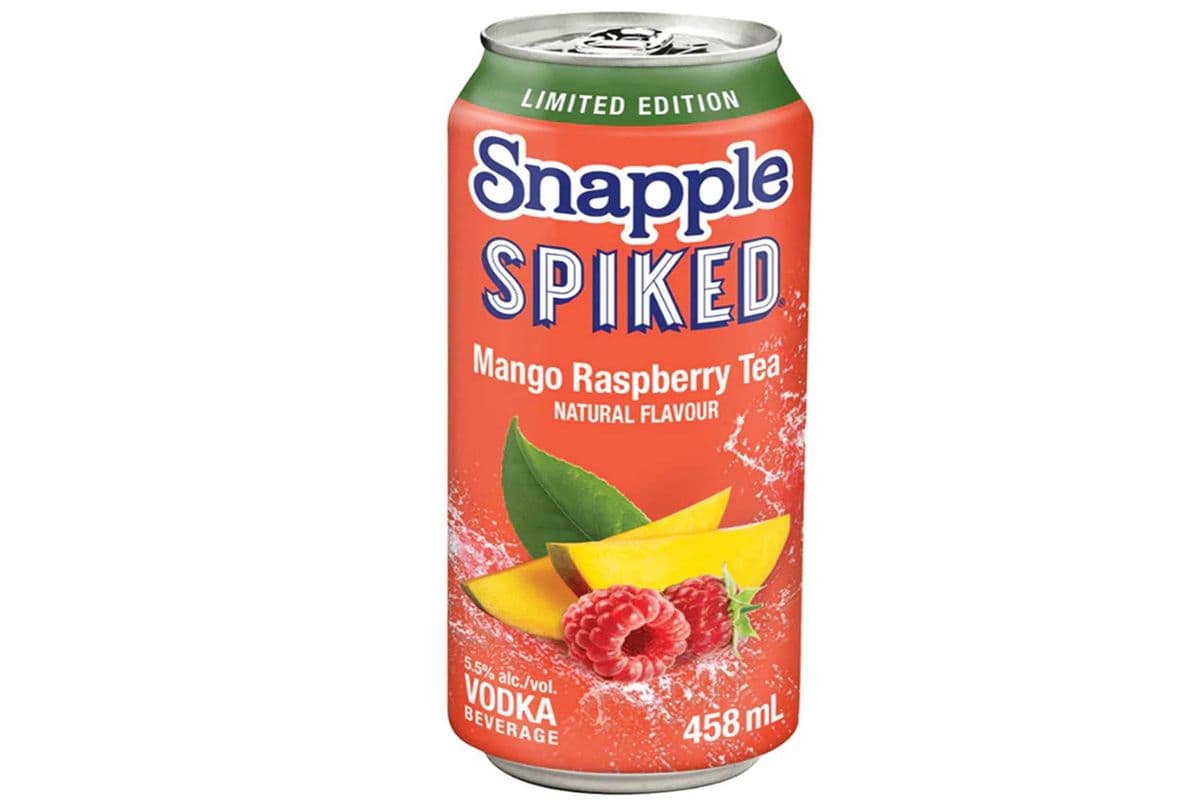 SNAPPLE SPIKED MANGO RASPBERRY TEA (1 x 458ml)