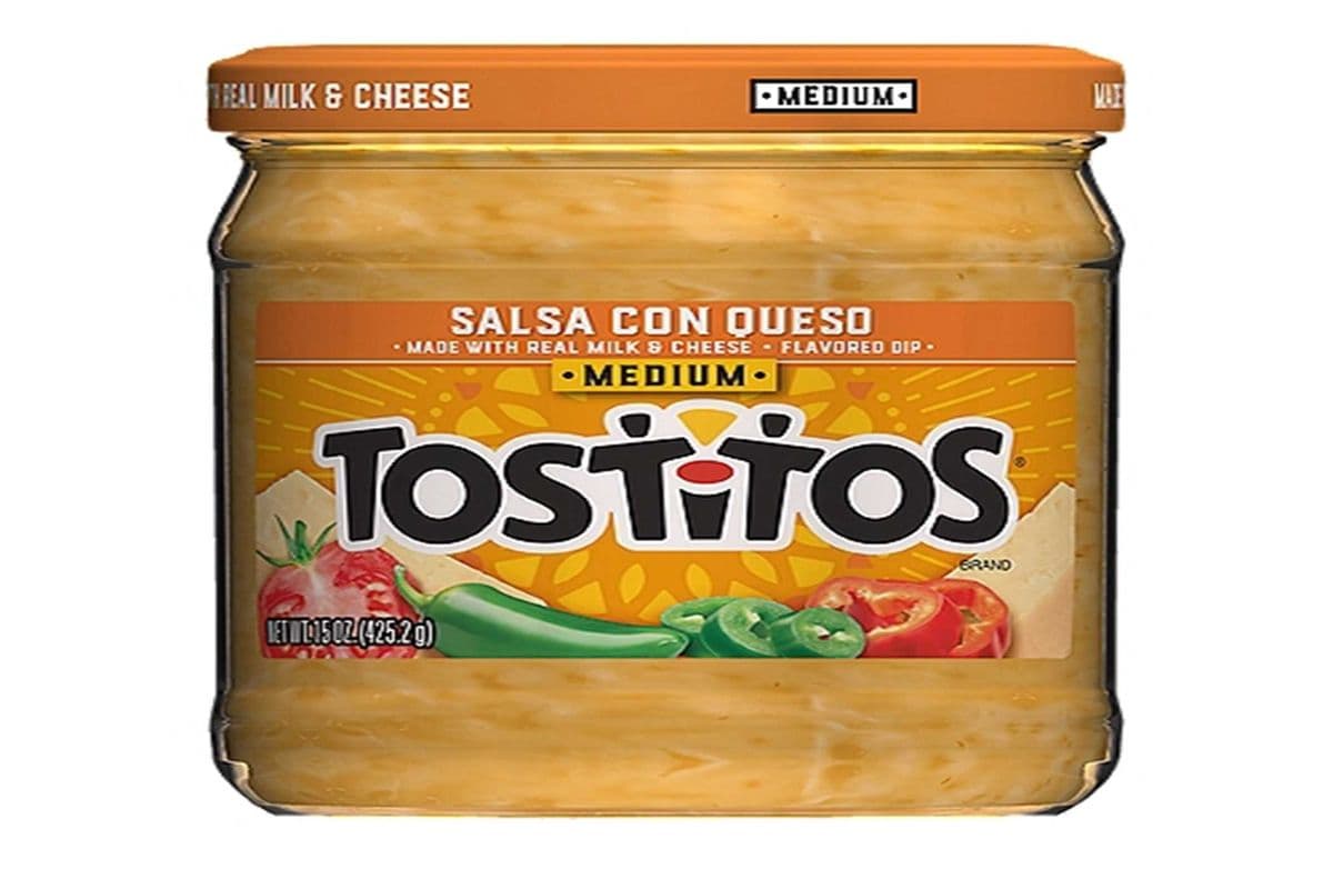 TOSTITOS MEDIUM SALSA CON QUESO (394ML) (90 Cal)