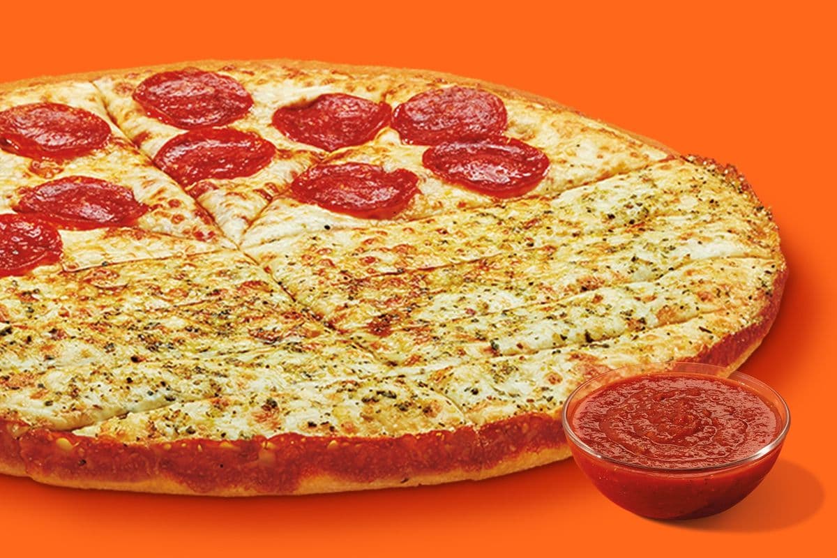 Pepperoni Slices-N-Stix with Crazy Sauce