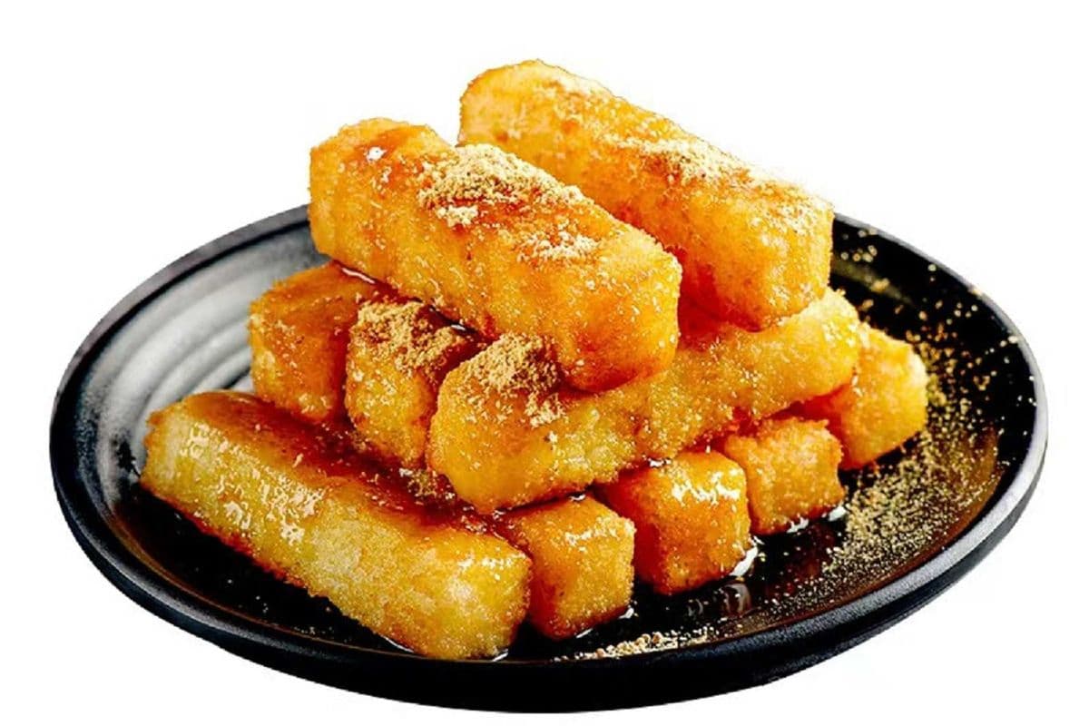 Fried Brown Sugar Glutinous Rice Cake红糖糍粑