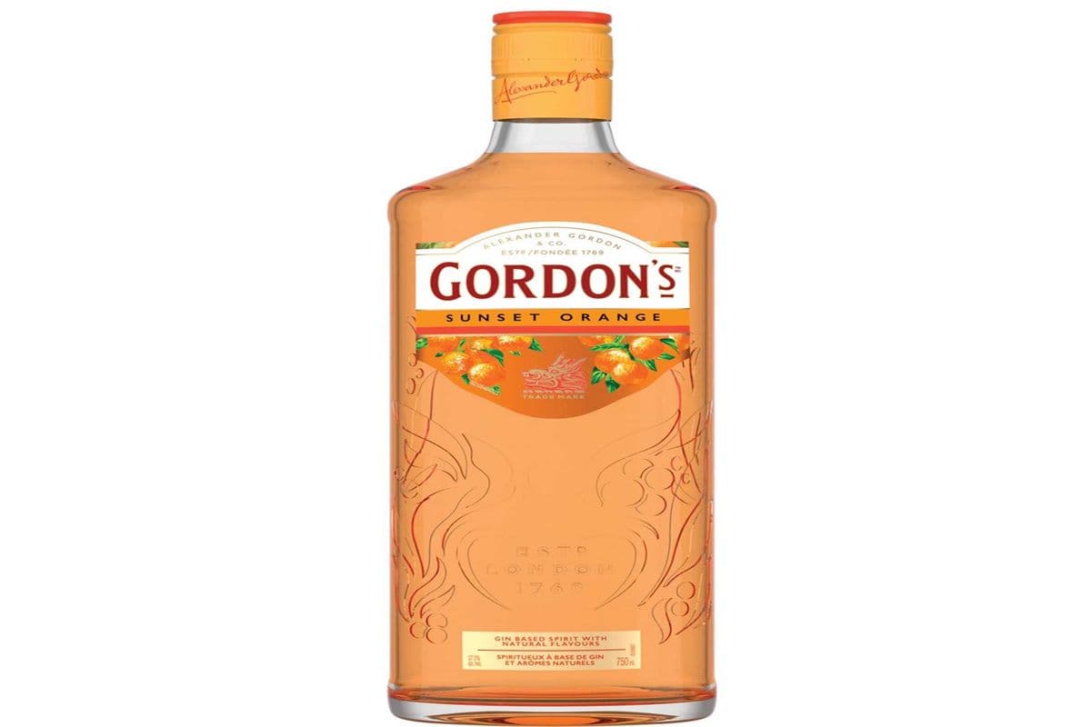 GORDONS SUNSET ORANGE GIN 750 ML (1 x 750ML)