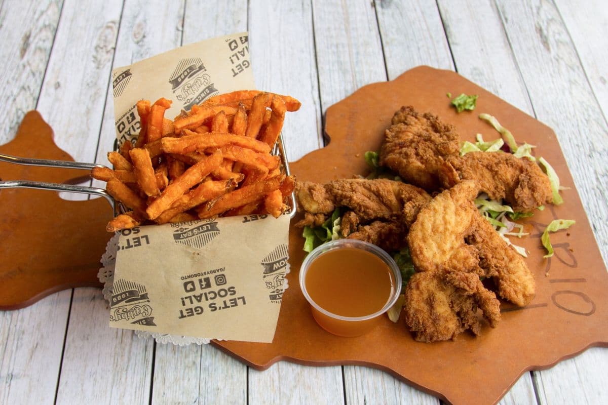 Wings and Sweet Potato Fries Combo (1 lb & fries)