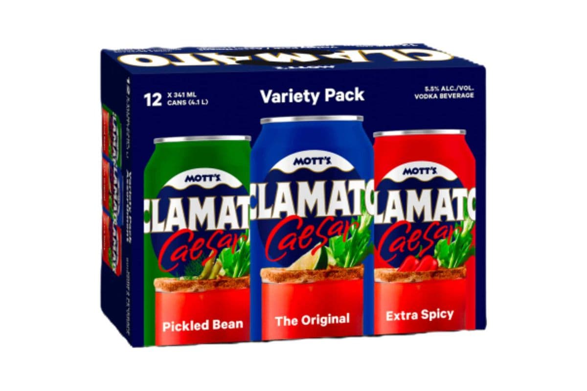 Mott's Clamato Caesar Variety Pack (12 x 341ml)