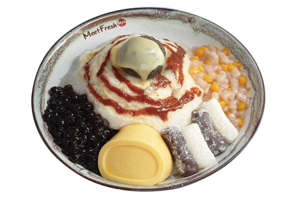Q Mochi Shaved Ice with Condensed Milk