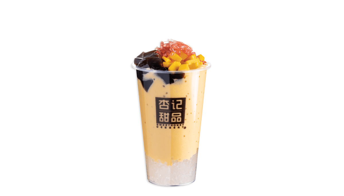 Mango Pomelo Sago Grass Jelly (Cup) - 杨枝甘露凉粉(杯)