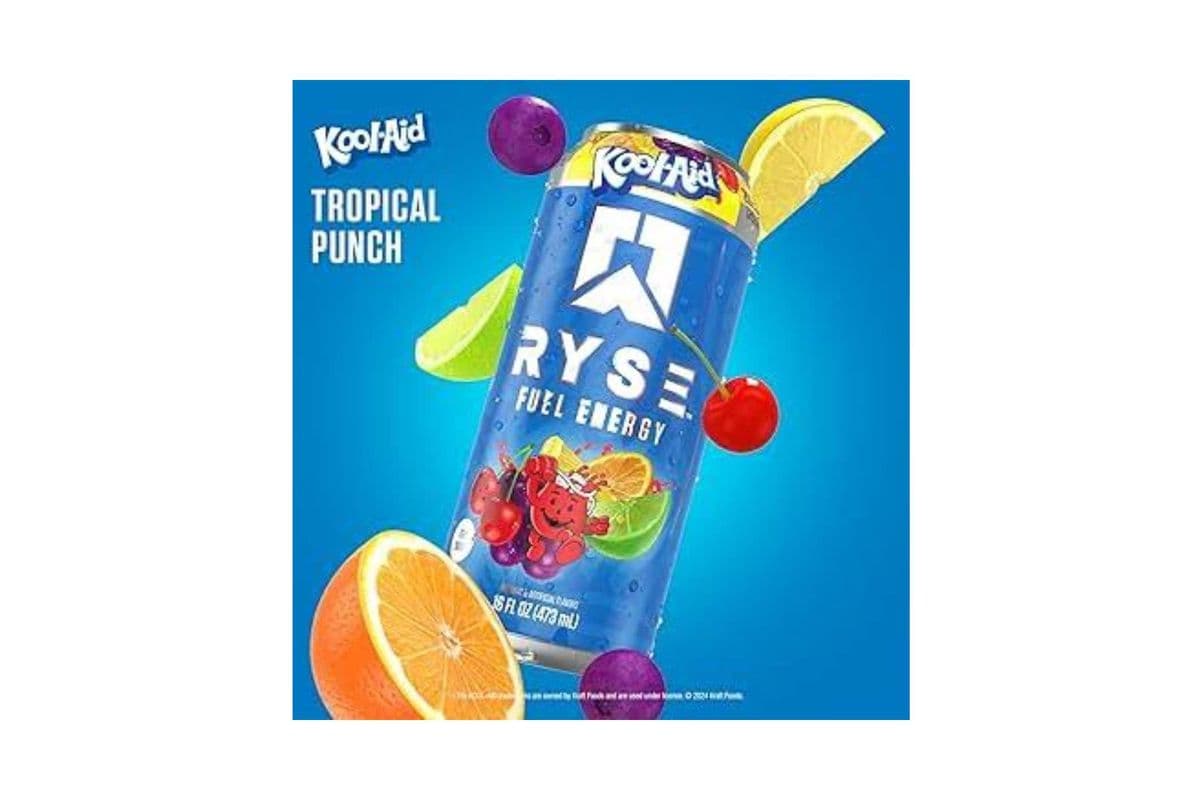 Ryse Energy Kool-Aid Tropical Punch 473ml
