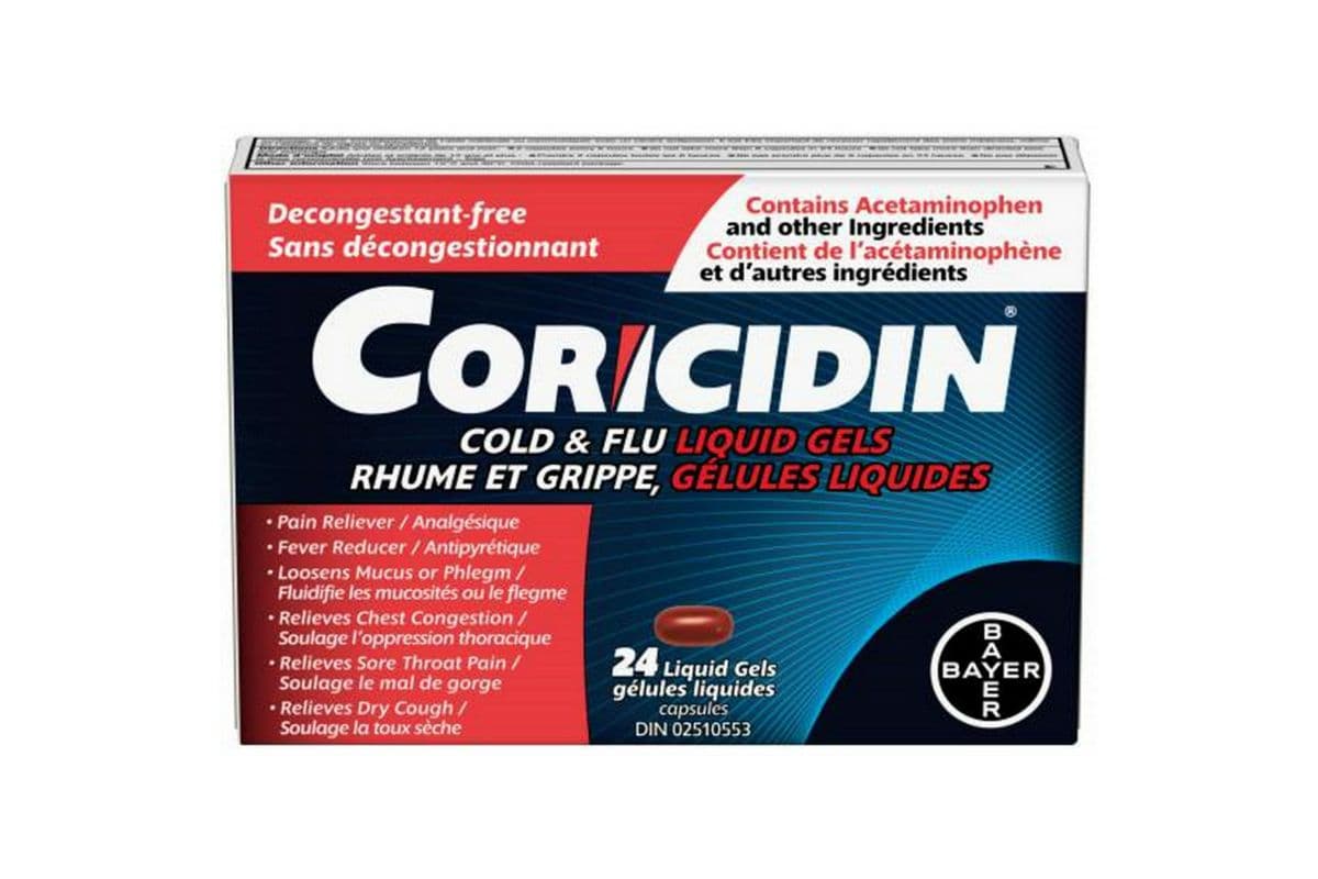 Coricidin Cold & Flu Liquid Gels (24 ct)