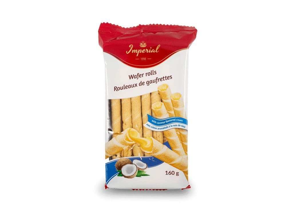Imperial Wafer Rolls Coconut Creme Filling