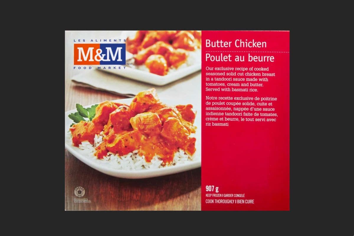 M&M Food Market Butter Chicken 907g (1160 Cal)