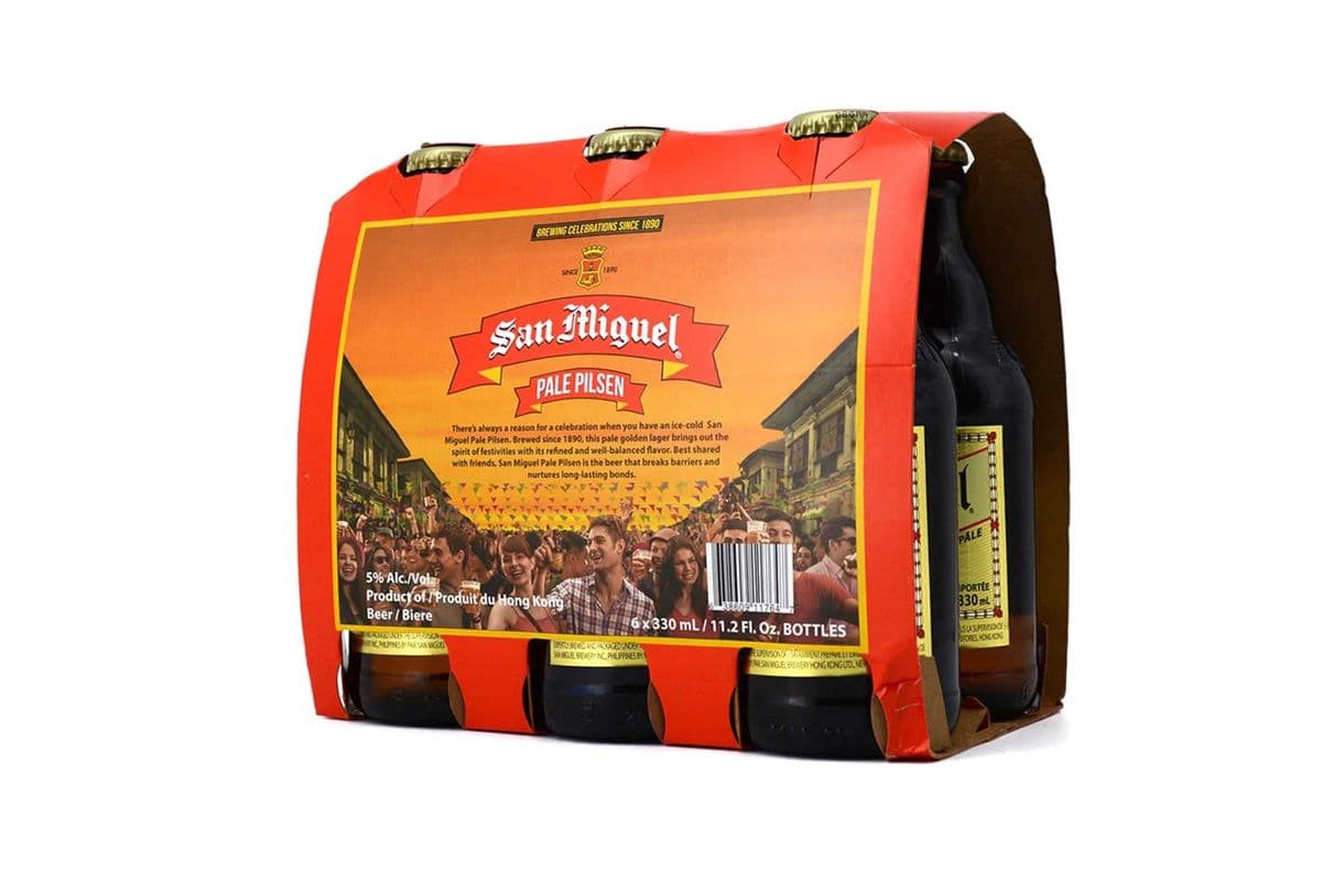 SAN MIGUEL PALE 6 BOTTLES PACK (1 x 330 ML)
