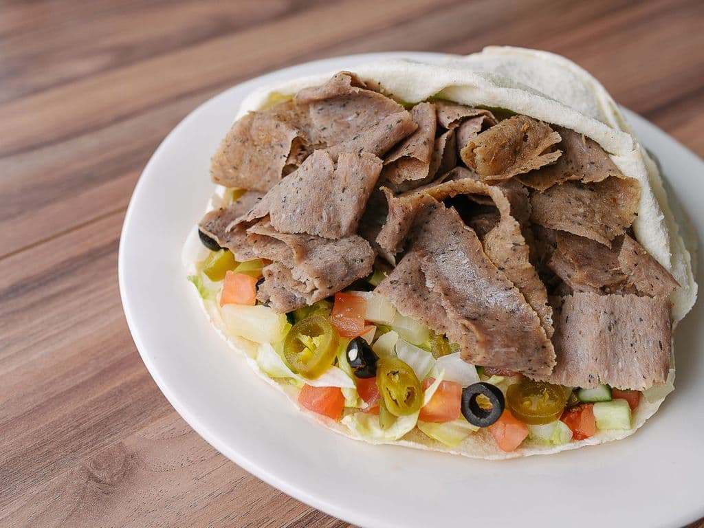 Large Lamb Donair Pita Wrap