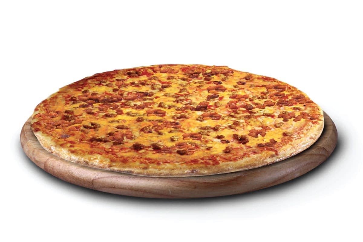 Extra Large Bacon Cheeseburger Pizza