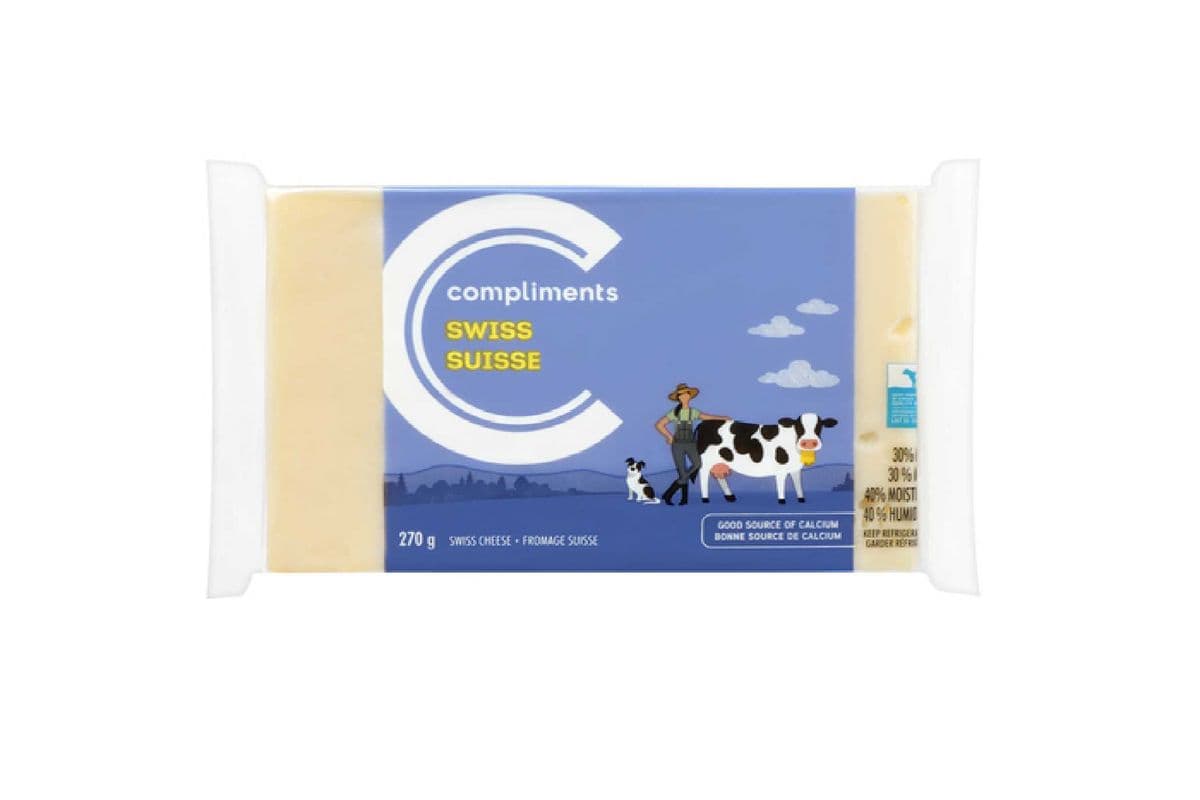 Compliments Swiss Cheese 230g