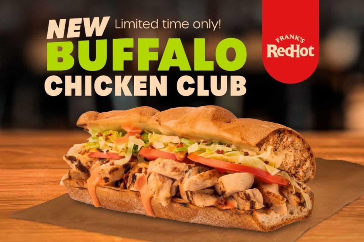 6'' Small Buffalo Chicken Club (450 Cal)