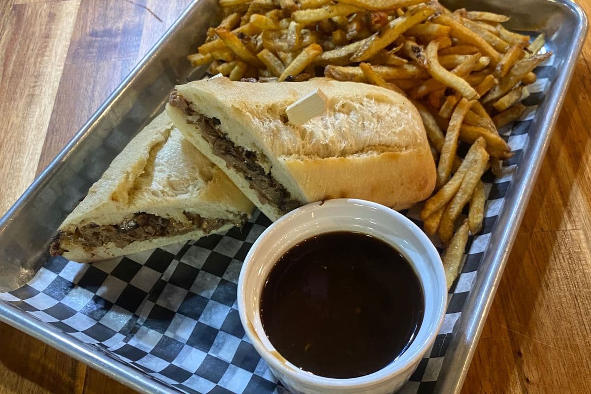 Smoked brisket dip