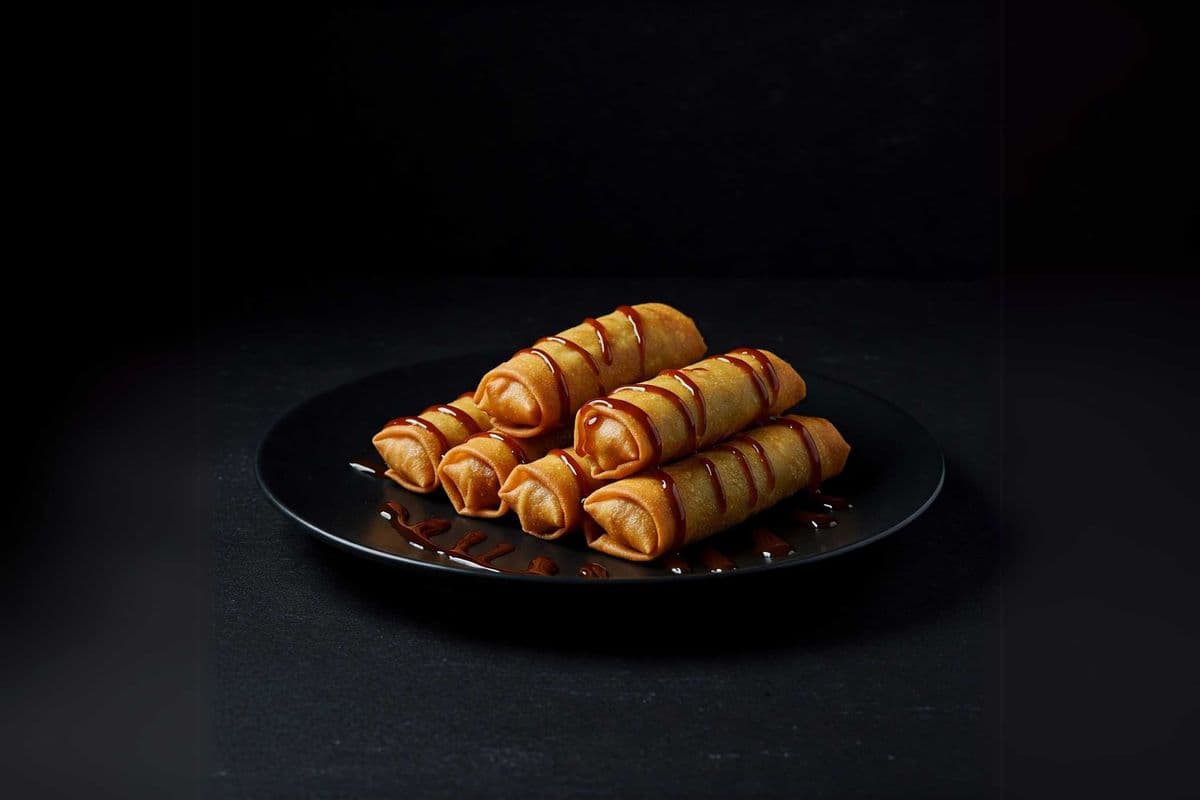 VEGGIE SPRING ROLL (6PCS)