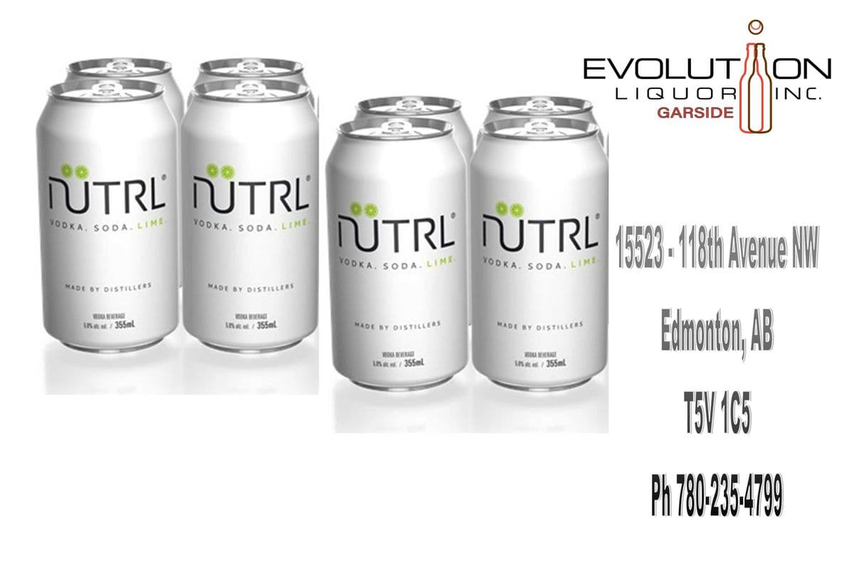 Nutrl Vodka Soda Lime C355-08 (8 x 355ml Can)