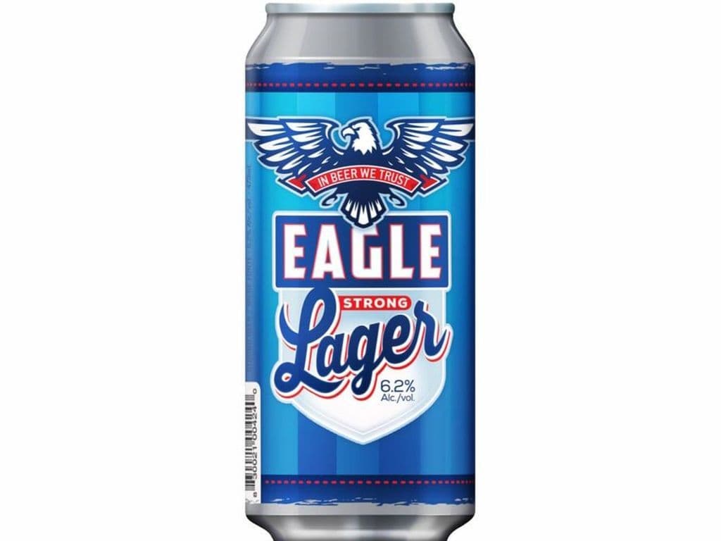 PAIR - Eagle Lager 2 x 473ml (6.2% ABV) (2 x 473 ml)
