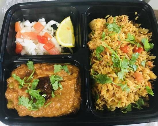 Pav Bhaji + Veg. Pulav