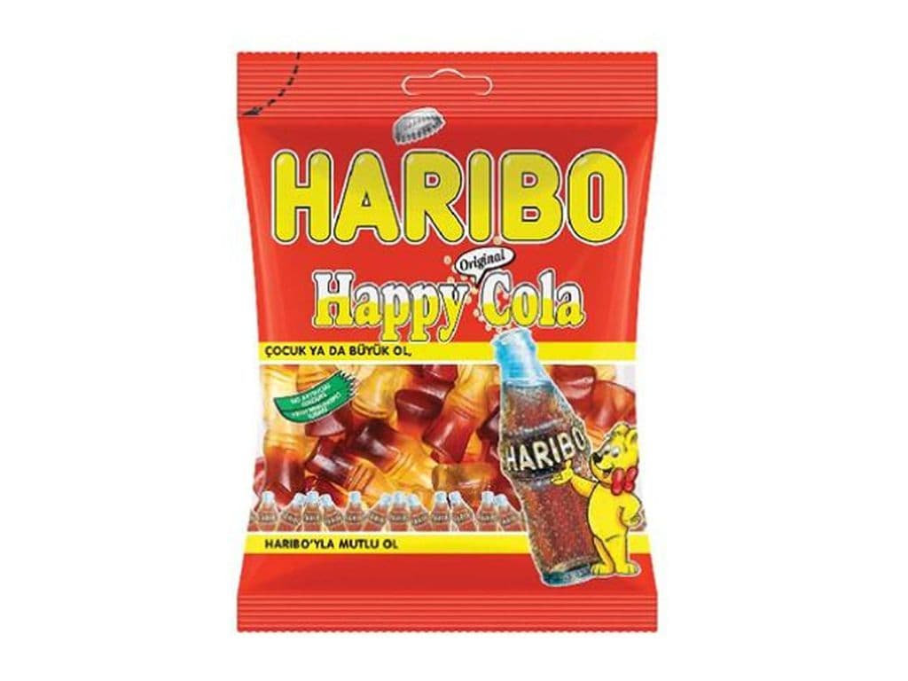 Haribo Happy Cola Halal Version 80g Turkish Gummies