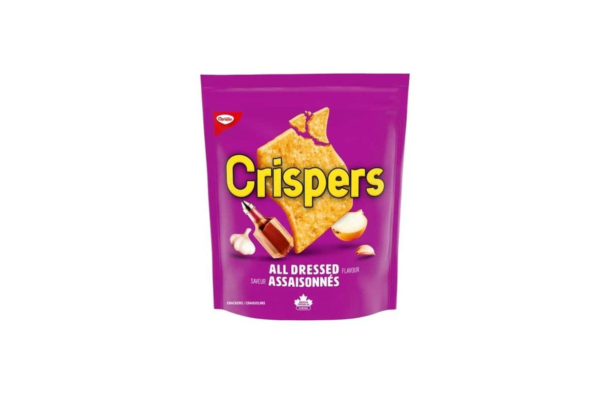 Crispers, All Dressed Flavour, Salty Snacks, Is It a Chip or a Cracker, 145 g (145gm)