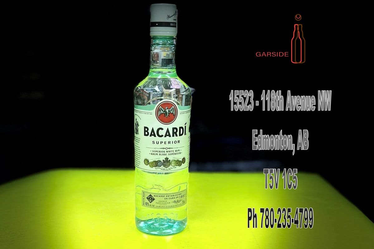 Bacardi Superior White Rum 0750P (1 x 750 ml Plastic Bottle)