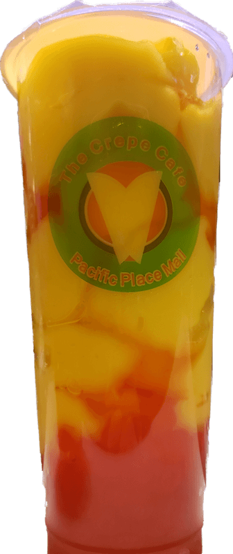 Mango Strawberry Bubble Tea