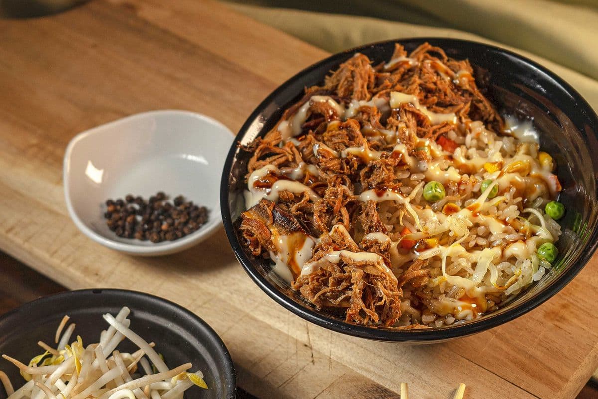 Fried Rice with Braised Pork