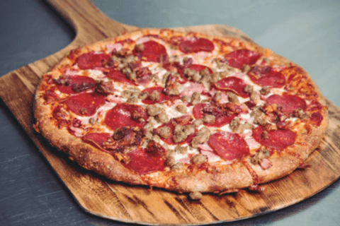 14" Large #Meat Pizza