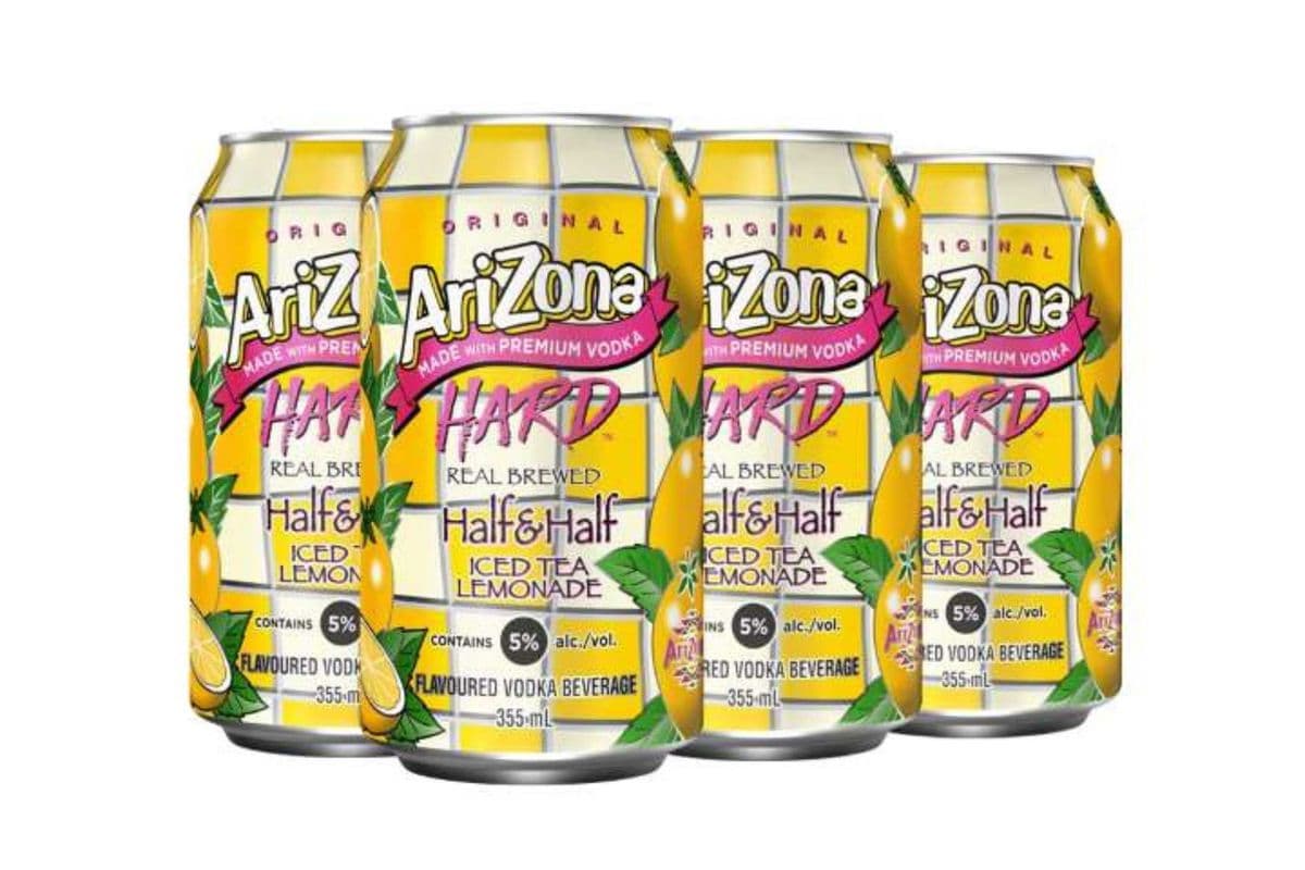 Arizona Half & Half Iced Lemon Tea (6 x 355 ml Cans)