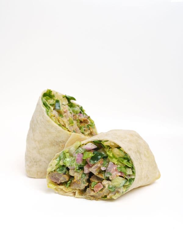 Grilled Masala Lamb Wrap