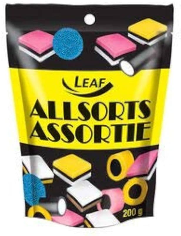 Leaf Assorties Liquorice 200g/ Leaf Liquorice Assorted 200g