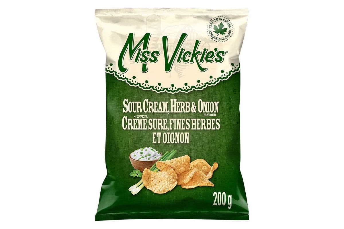 Miss Vickie's Sour Cream, Herb & Onion (200 g)