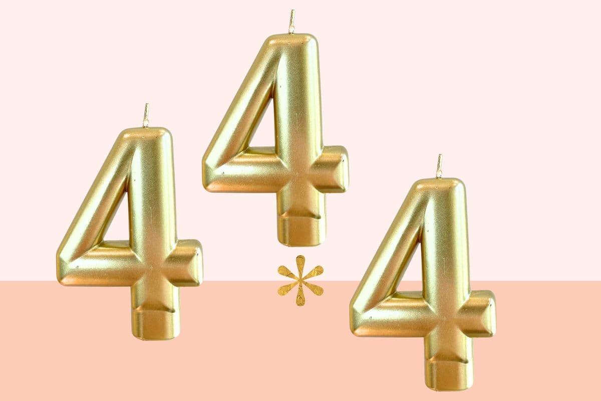 Gold Candle - #4